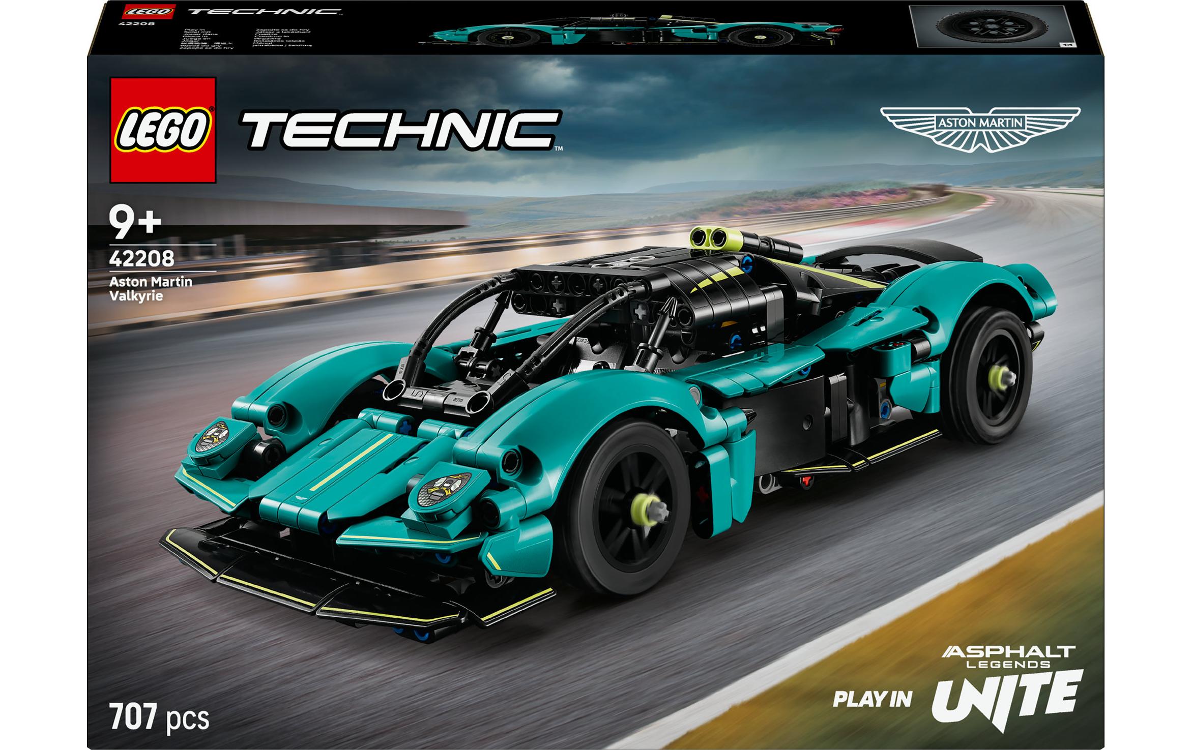 LEGO Technic Aston Martin Valkyrie 3D-Puzzle – 707-teilig – 26,2 × 7,1 × 38,2 cm – ab 9 J.