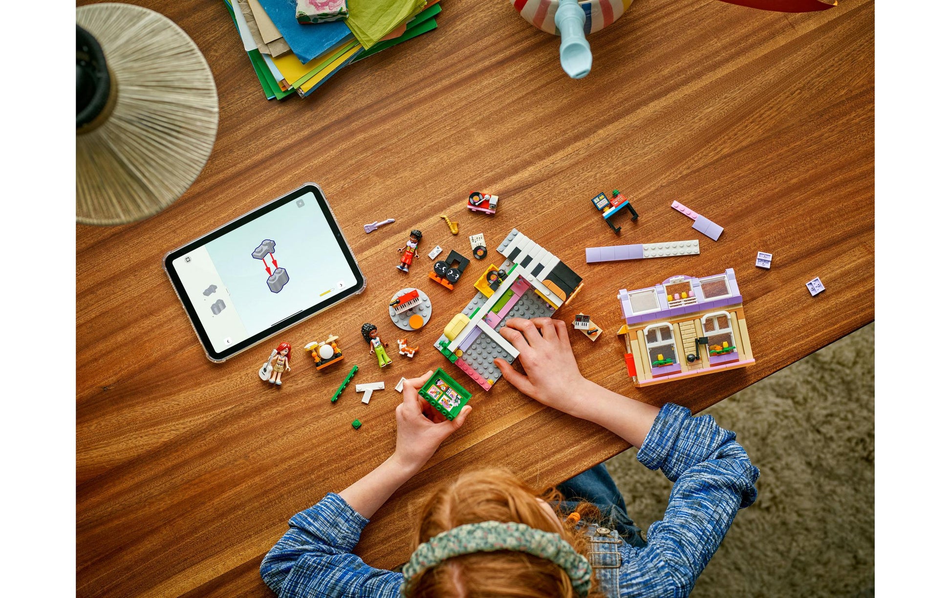 LEGO Friends Musikladen & Wohnung Baukasten – 483-teilig – 26,2×7,6×28,2 cm – ab 7 J.