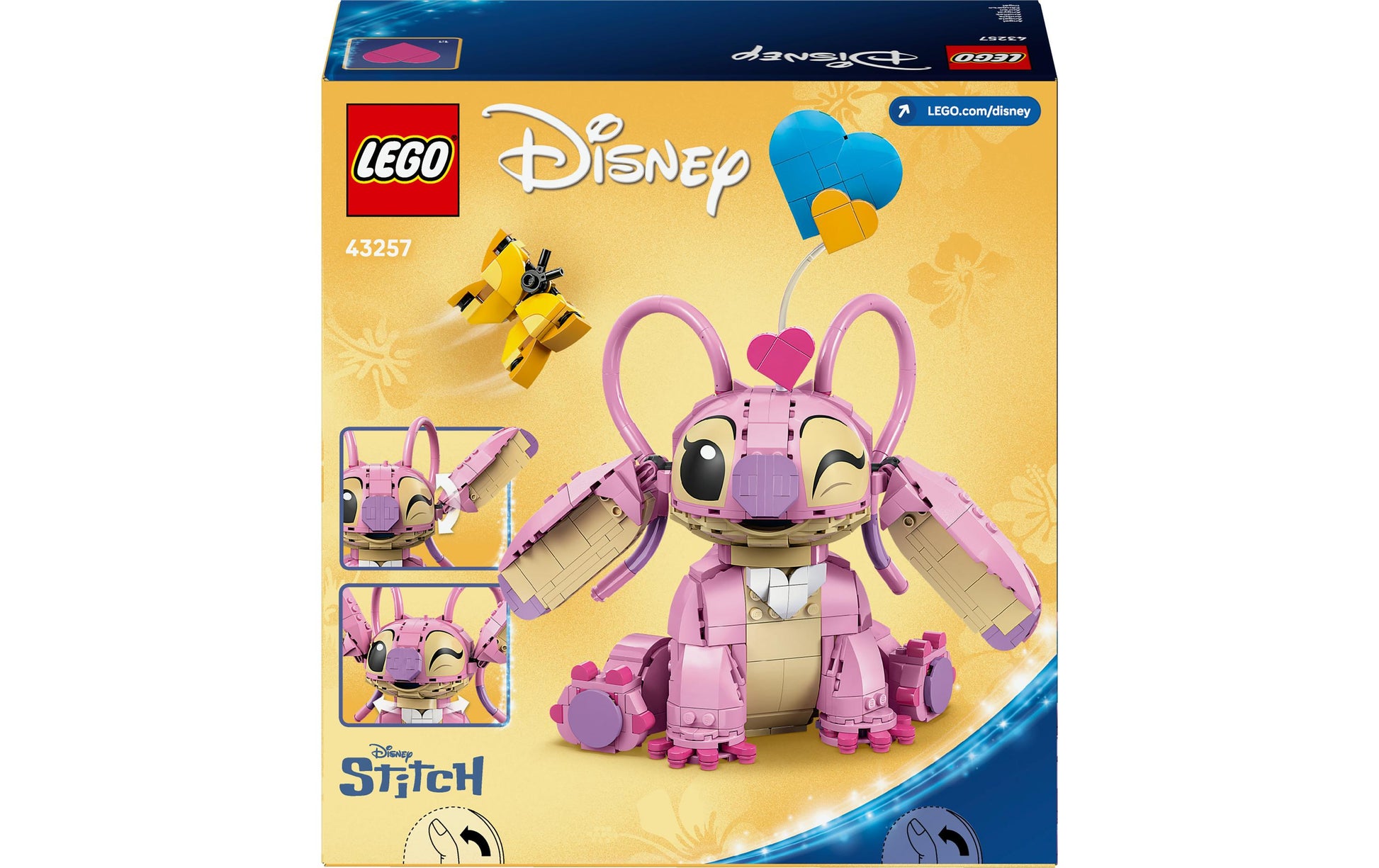LEGO Angel Bauset – Disney – 784-teilig – 28,2×9,6×26,2 cm – ab 9 J.