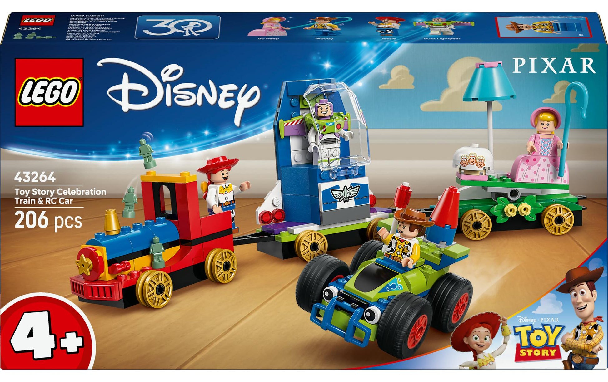 LEGO 3D Puzzle Toy Story – 206 Teile – 19,1 × 5,9 × 35,4 cm – ab 4 Jahren