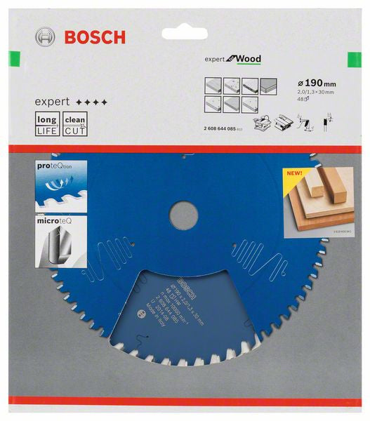 Bosch Professional – Kreissägeblatt, 2 608 644 085, 190 mm × 30 mm