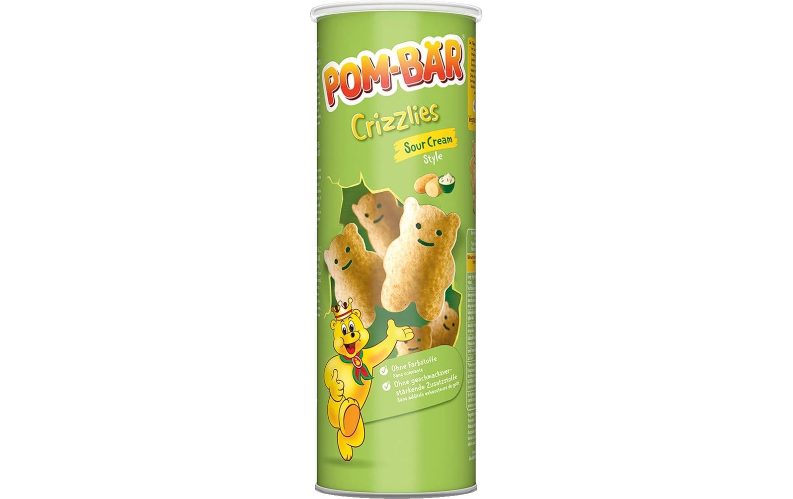 Pom-bär Crizzlies Chips – Sour Cream – 199 g