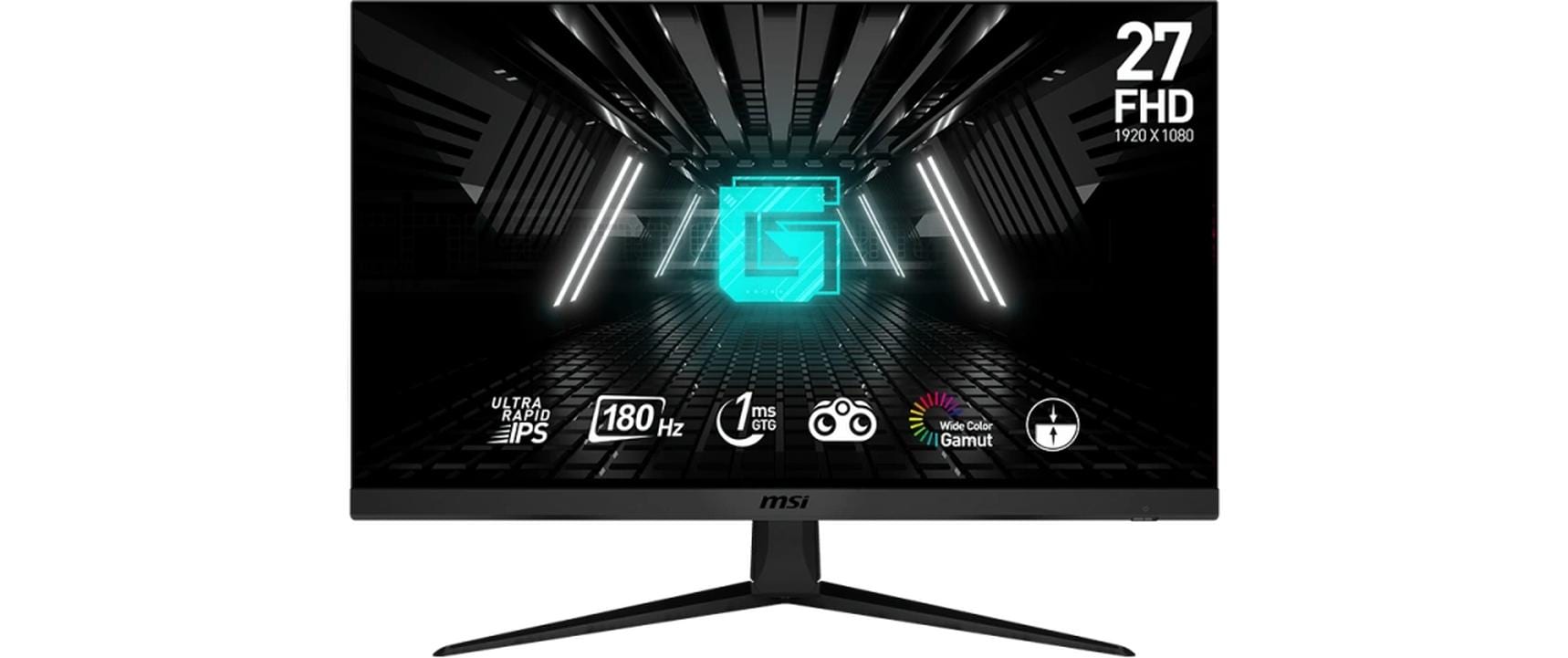 MSI G2712FDE – Monitor, 27", 1920 × 1080 (Full HD), IPS, 180 Hz, VESA 100 × 100, Schwarz