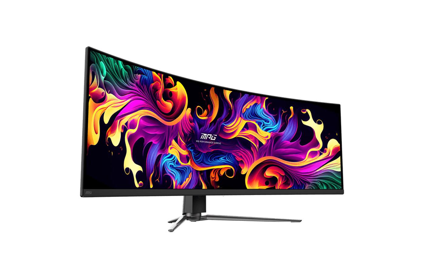 MSI MPG 491CQPDE – Monitor, 49", 5120 × 1440, QD-OLED, Gebogen
