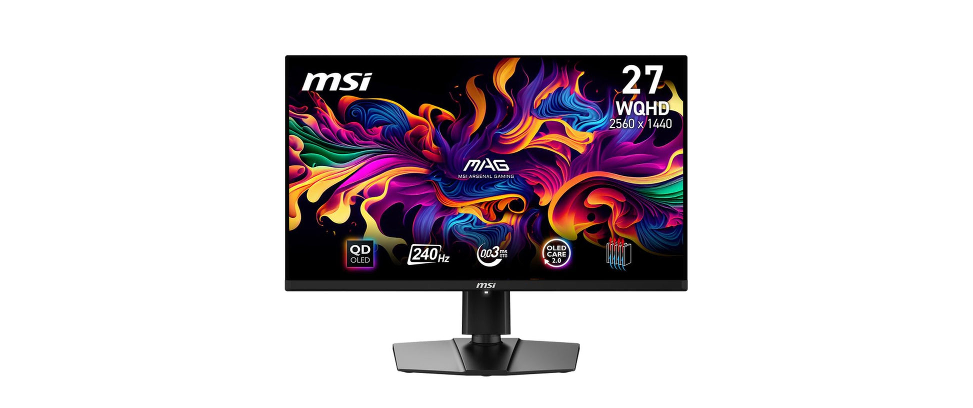 MSI MAG 271QPXDE QD-OLED E2 – Monitor, 26.5" 2560 × 1440 (WQHD)