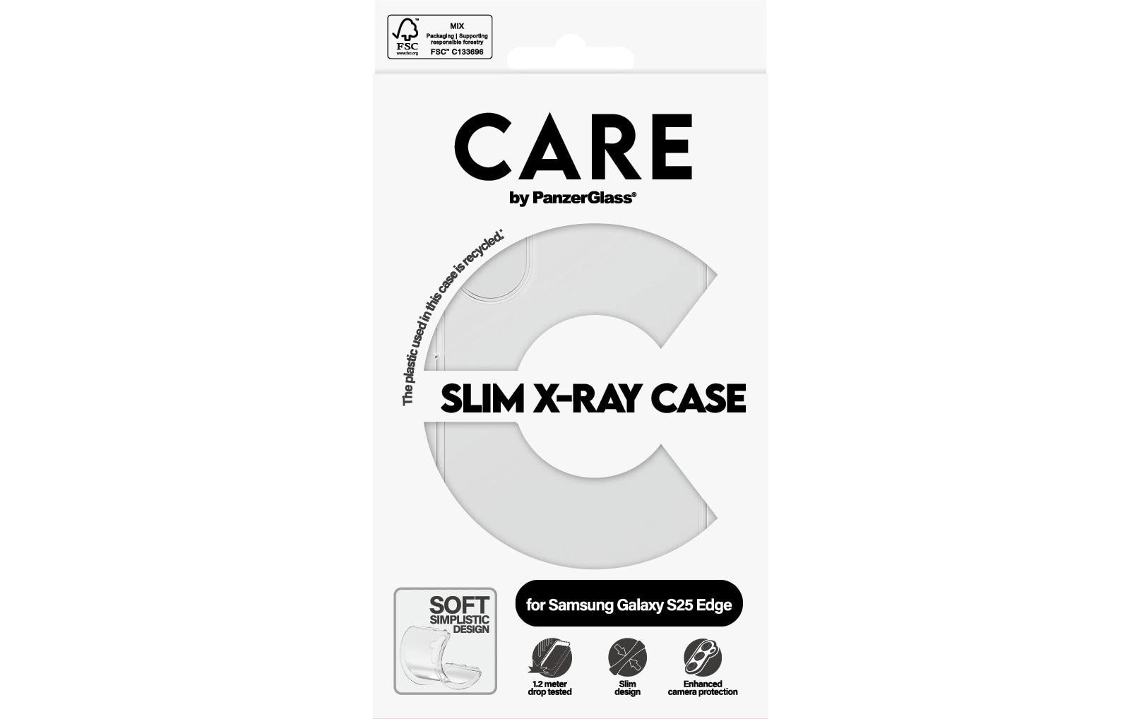PanzerGlass Backcover – für Samsung Galaxy S25 Edge – transparent