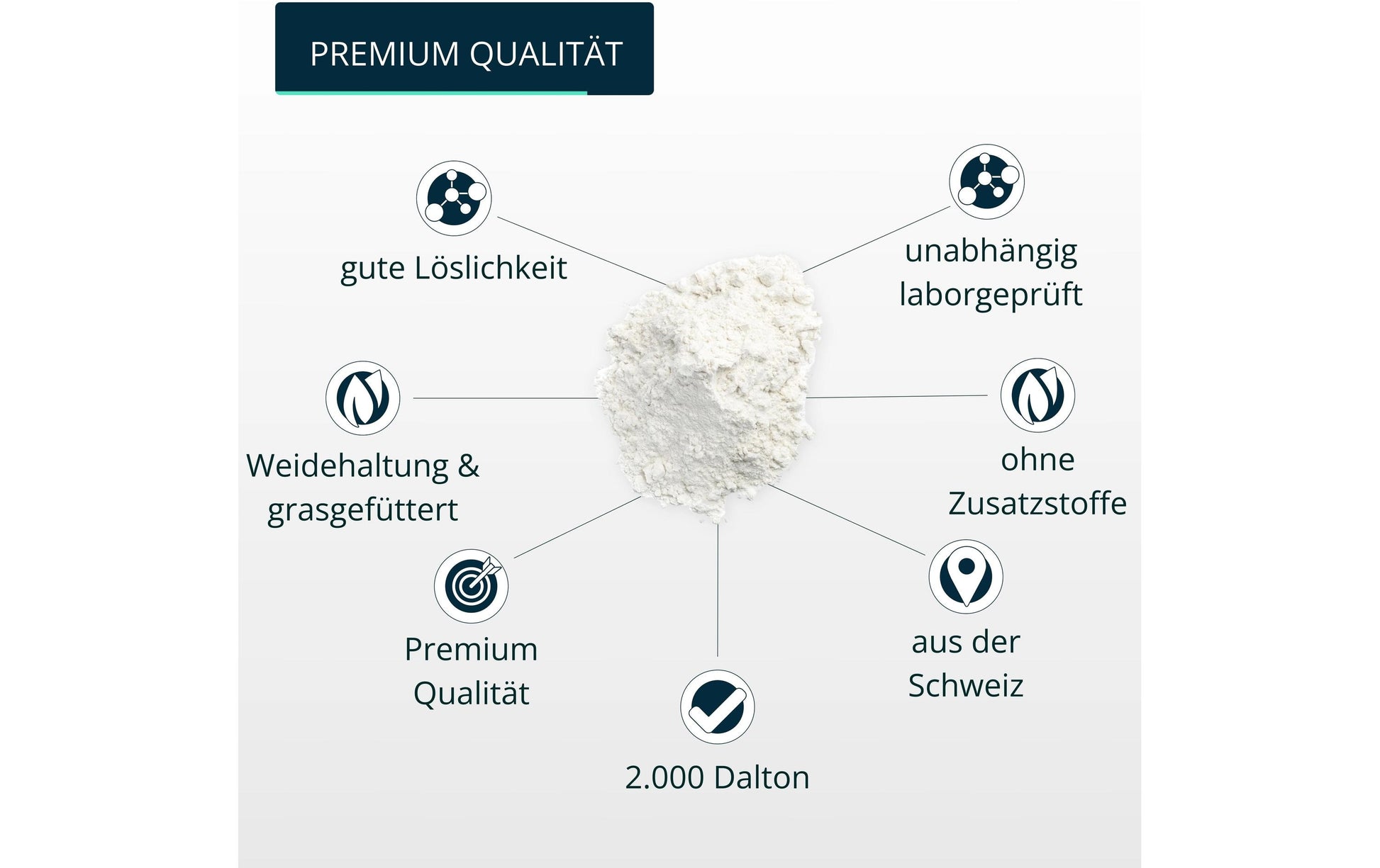 Brandl Nutrition Kollagen Pulver Neutral – glutenfrei – 555 g