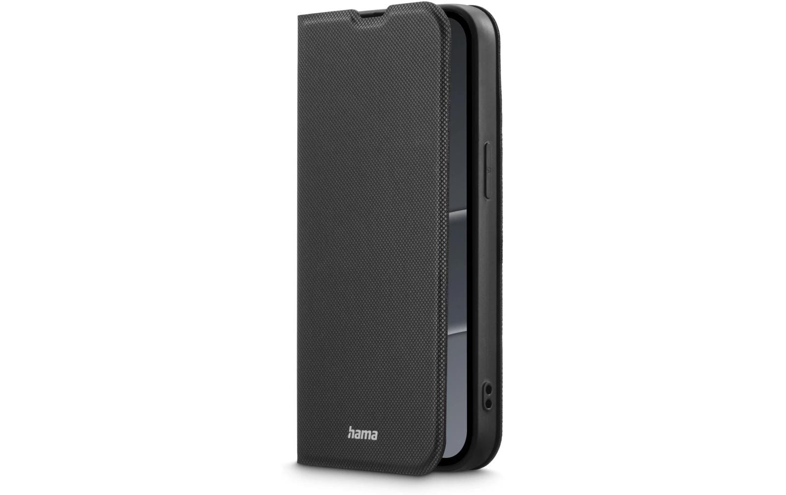 Hama Daily Protect Wallethülle – für Apple iPhone 16e, mit Ständer, 2 Kartenfächer, PU+TPU, Schwarz