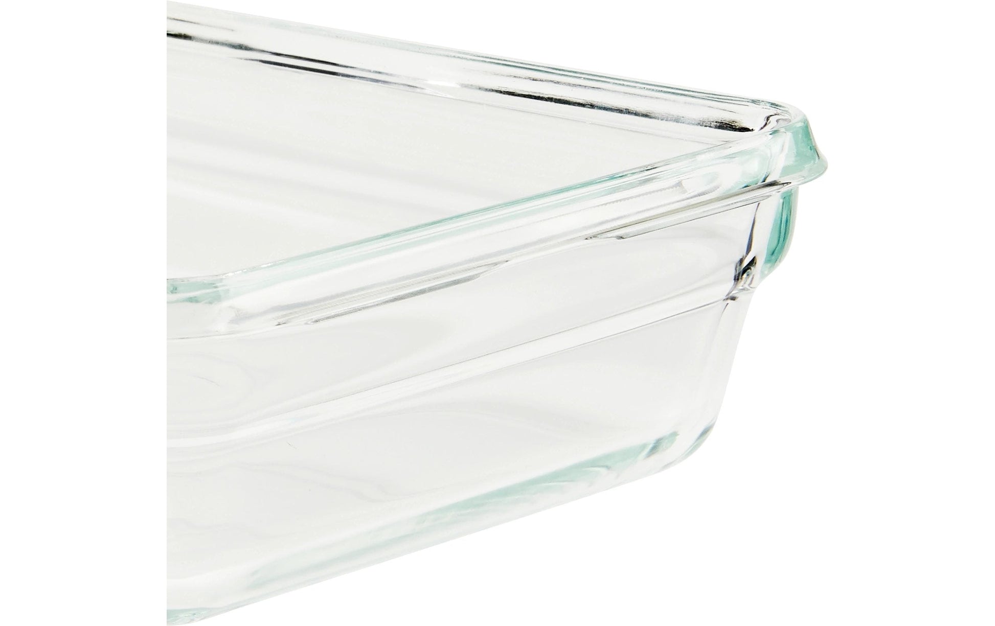 Emsa Glasbehälter Clip & Close – 0,45 l – eckig – 12,6 × 21 × 18,3 cm – Borosilikatglas – rot – 3 Stück