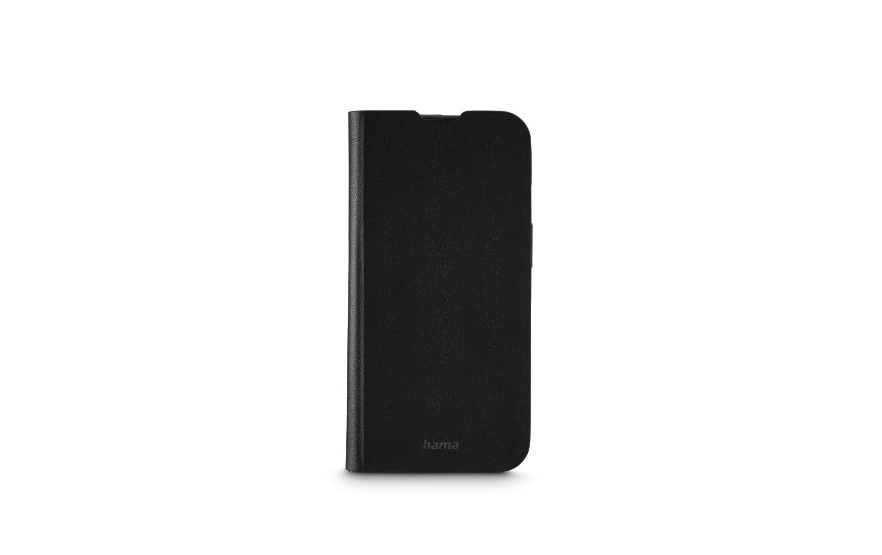 Hama Booklet-Hülle – für Apple iPhone 16 Pro Max – schwarz – Kunstleder – mit Kartenfach, Magnetverschluss