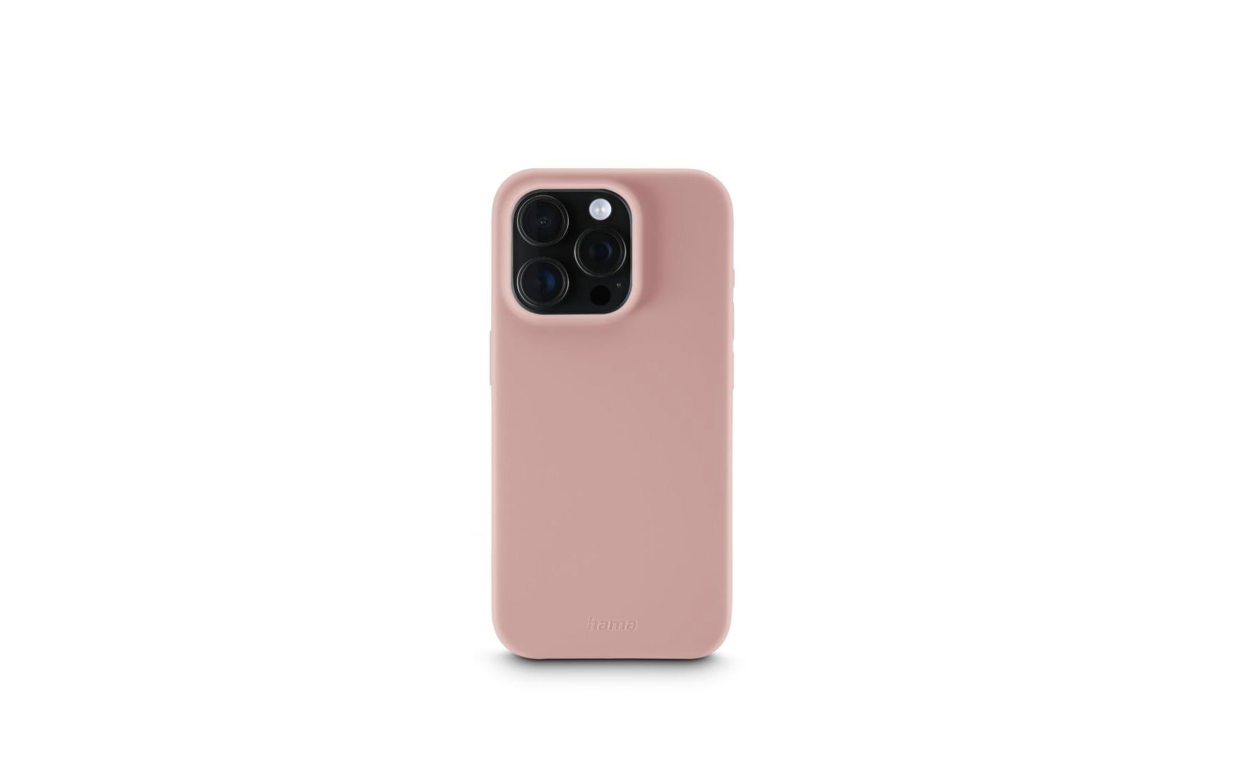 Hama MagCase Fantastic Feel Backcover – für Apple iPhone 16 Pro, MagSafe, TPU, Nude