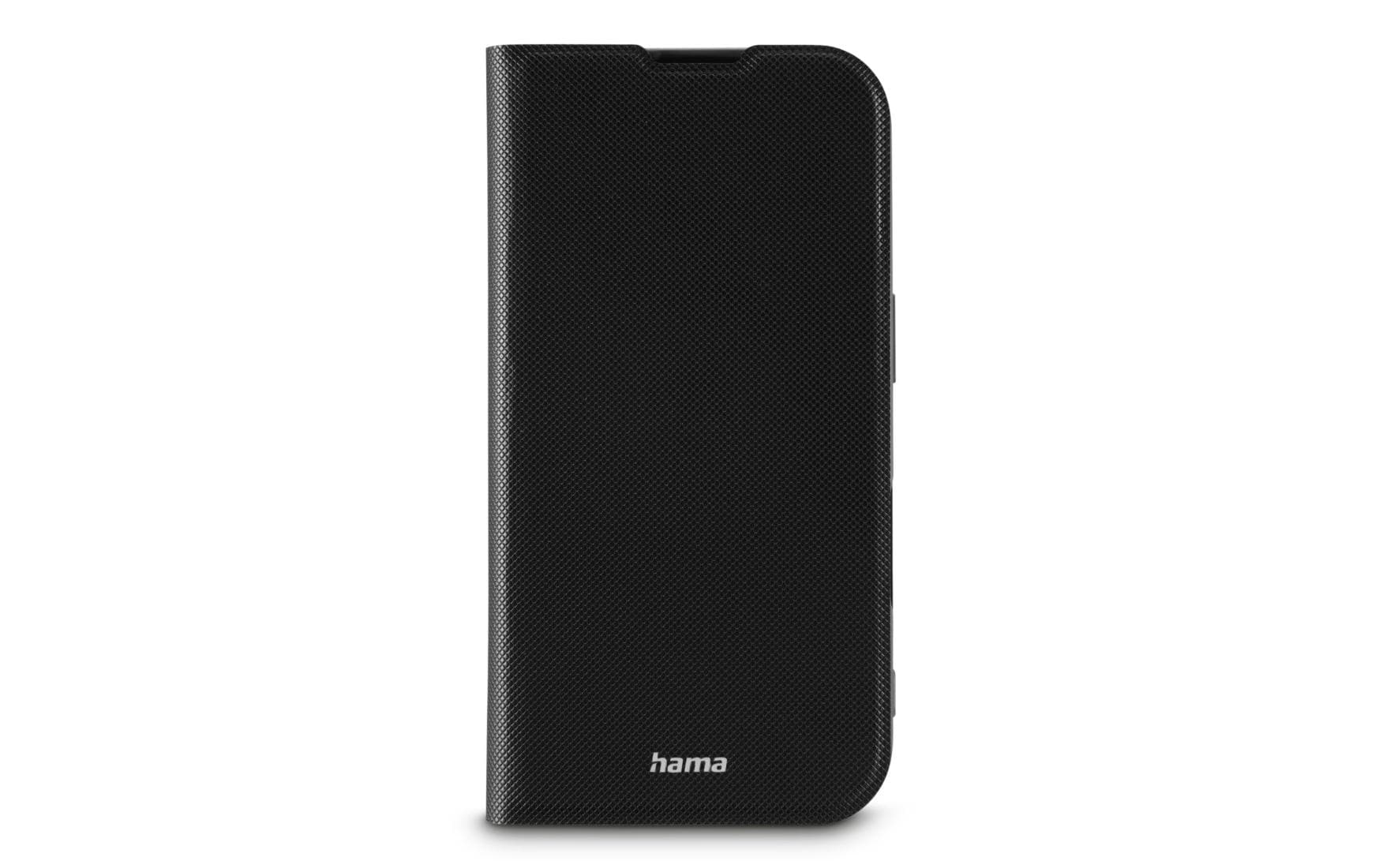 Hama Daily Protect – Folio – für Apple iPhone 16, mit Ständer, mit Kartenfach, PU+TPU, Schwarz