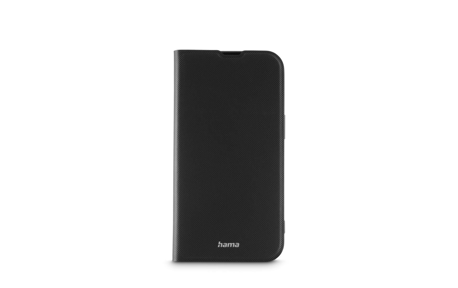 Hama Daily Protect Wallethülle – für Apple iPhone 16e, mit Ständer, 2 Kartenfächer, PU+TPU, Schwarz