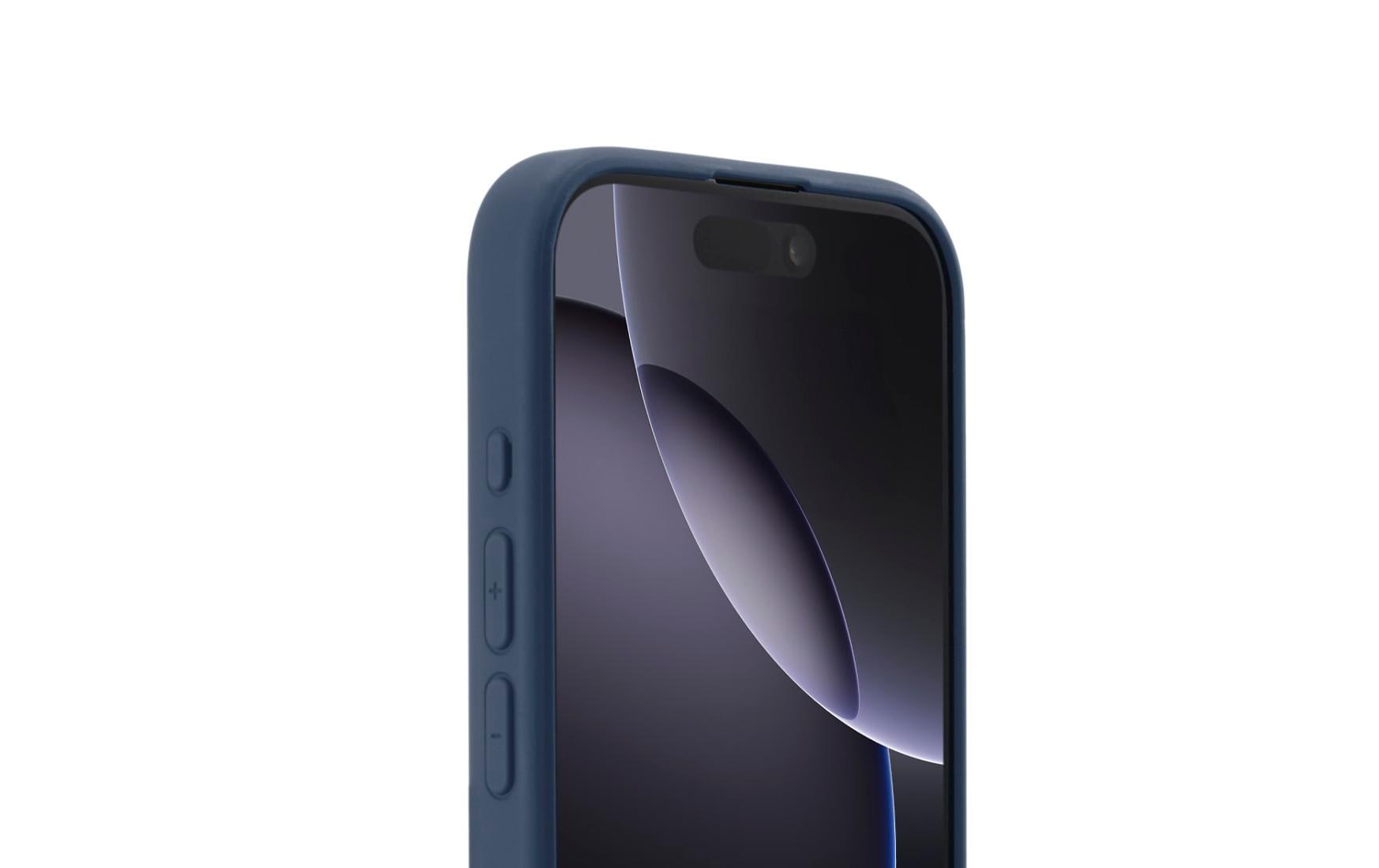 Hama Backcover – für Apple iPhone 16 Pro Max – dunkelblau – TPU, kabelloses Laden