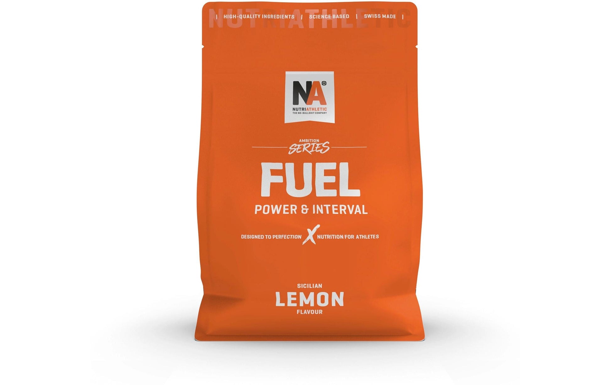NUTRIATHLETIC Energiepulver Zitrone – glutenfrei, vegan – 1,5 kg