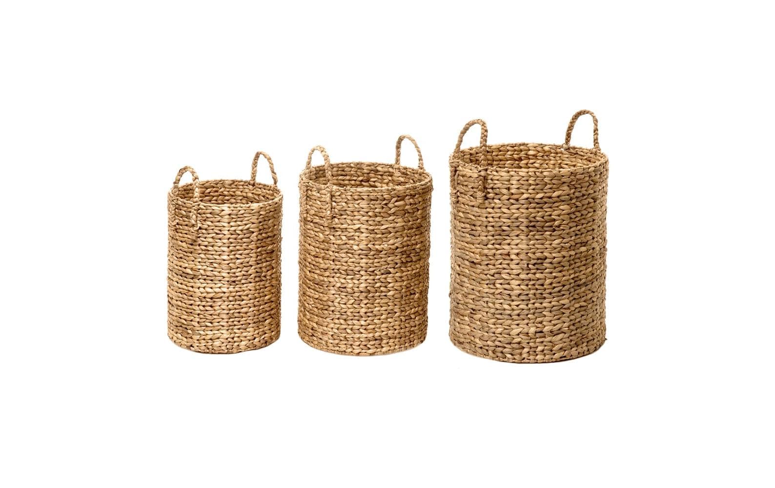 Urbanara Aufbewahrungskorb – Seegras – Natur – Ø 300 × 400 mm