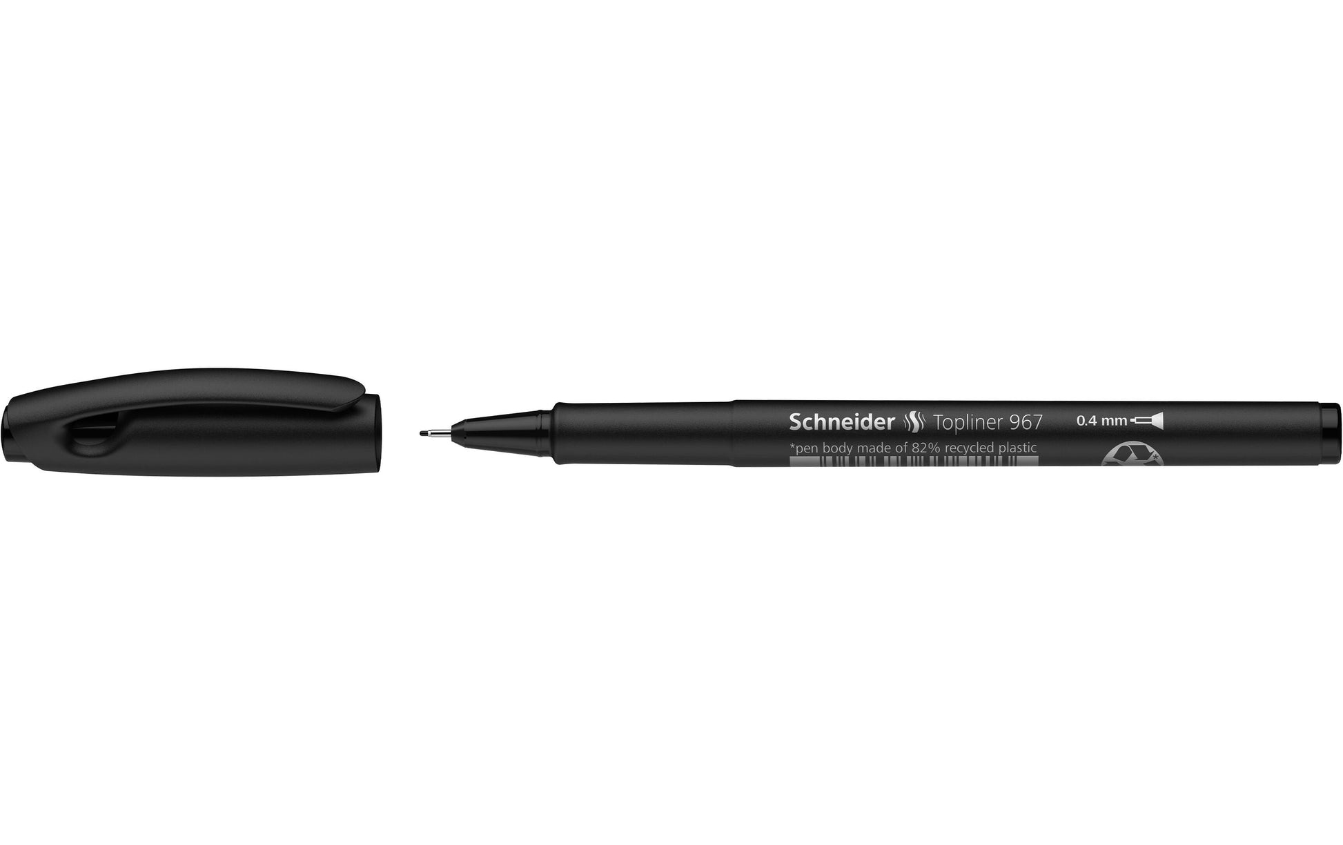 Schneider Schreibgeräte Schneider Topliner 967 Fineliner 0,4 mm – schwarz