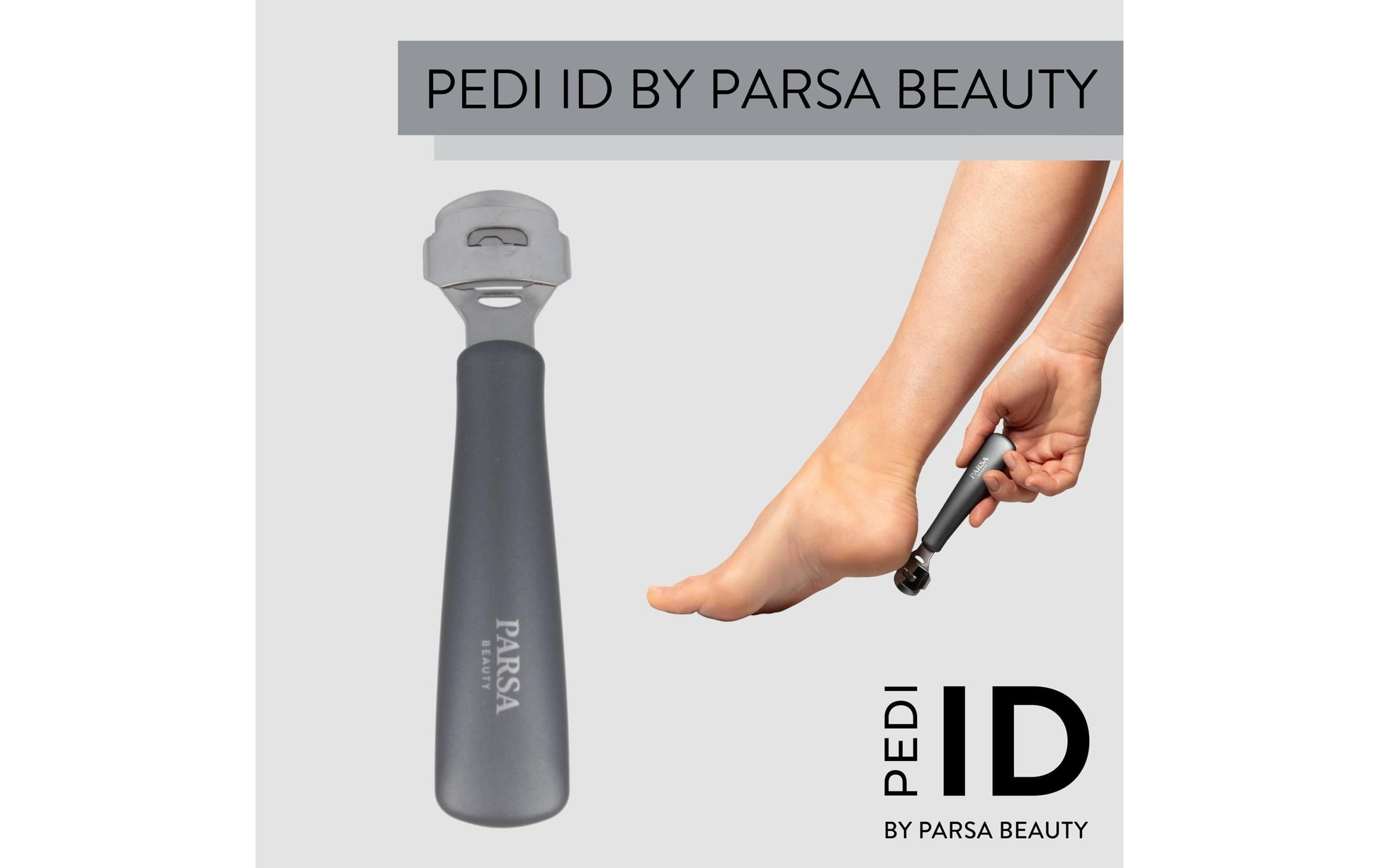 Parsa Beauty Pedi ID Hornhauthobel – schwarz