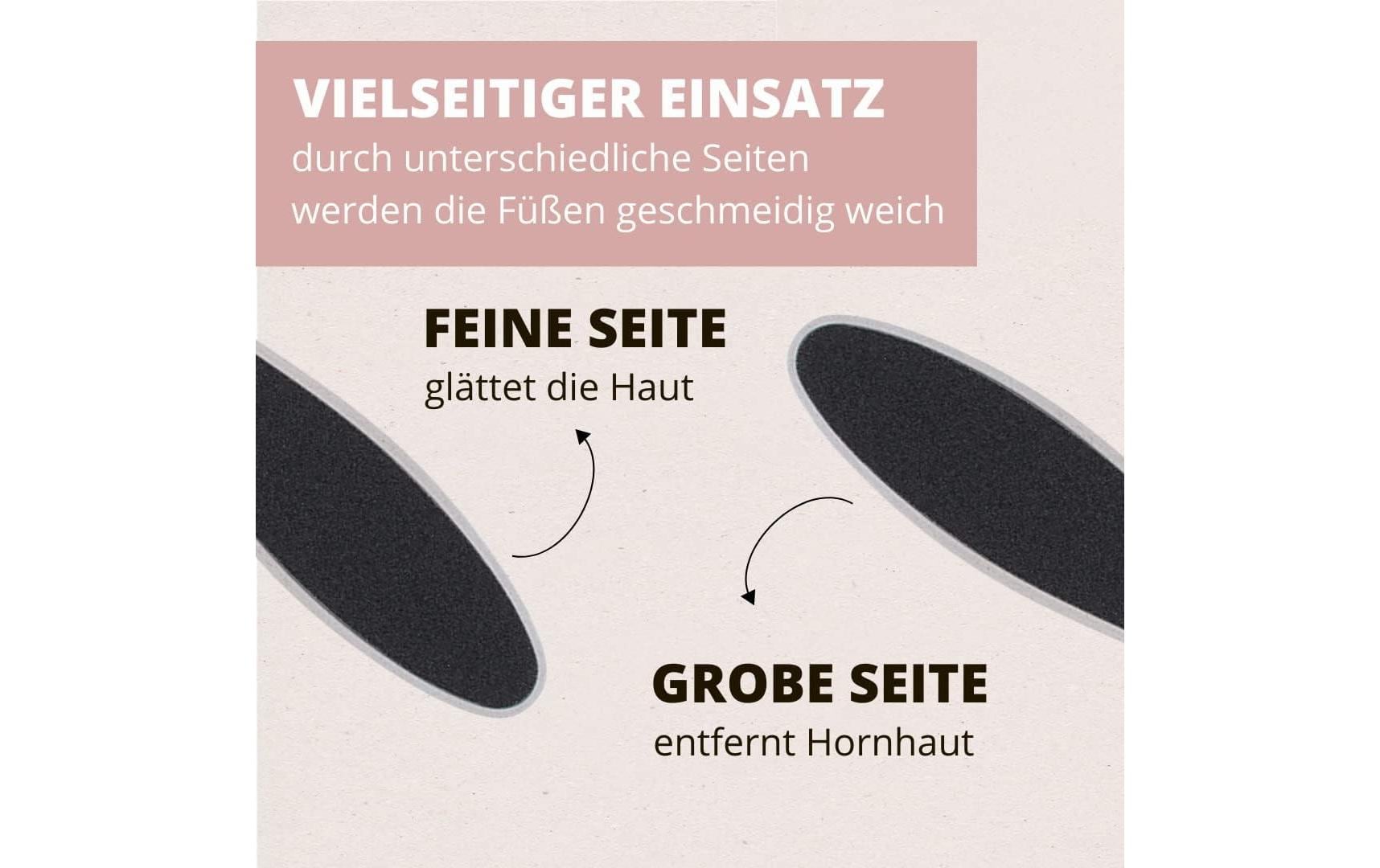 Parsa beauty Fussfeile – wasserfest, 7,5 × 23,5 × 0,8 cm – mehrfarbig