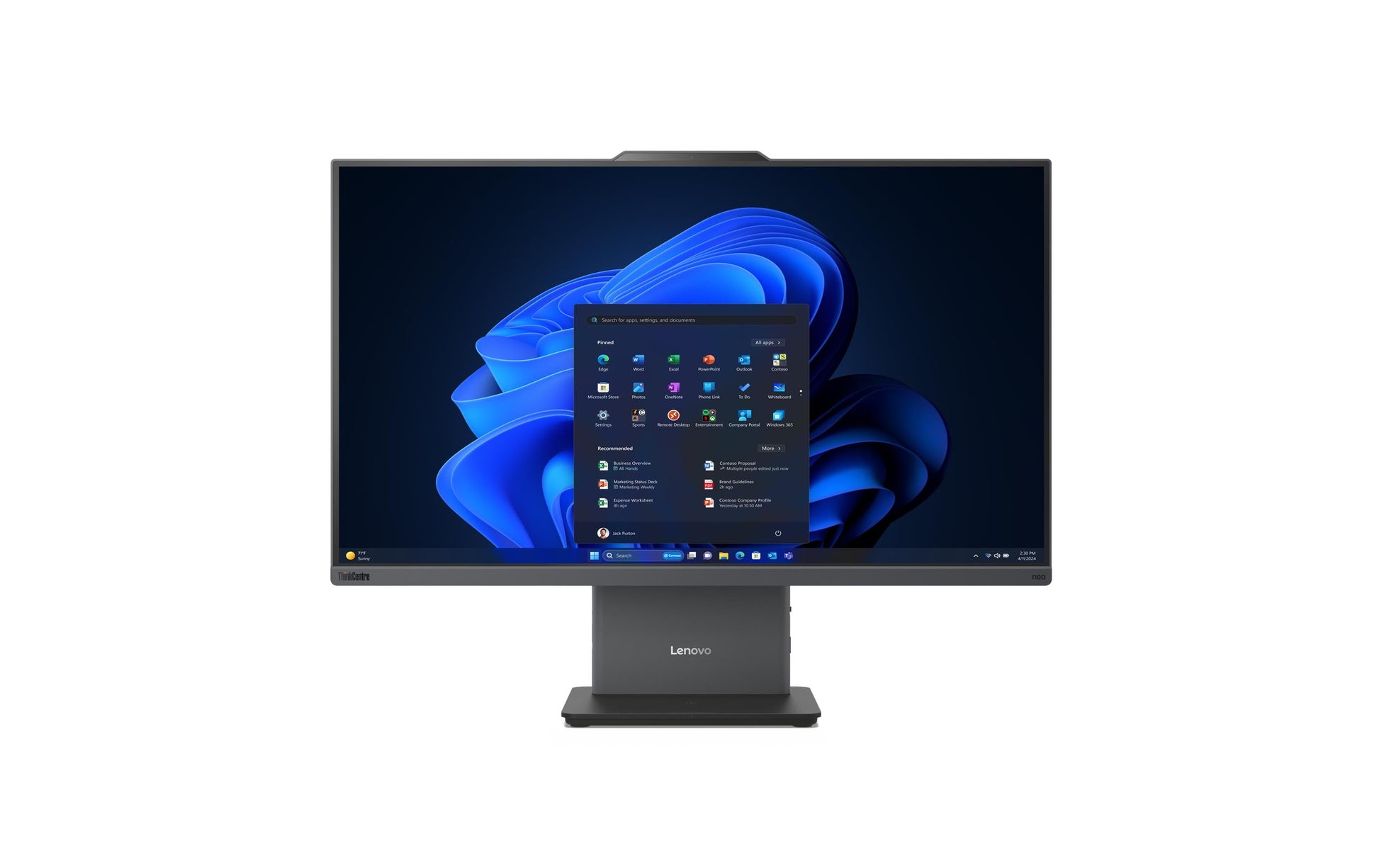 Lenovo ThinkCentre neo 50a 27 Gen 5 – All-in-One-PC, Windows 11 Pro