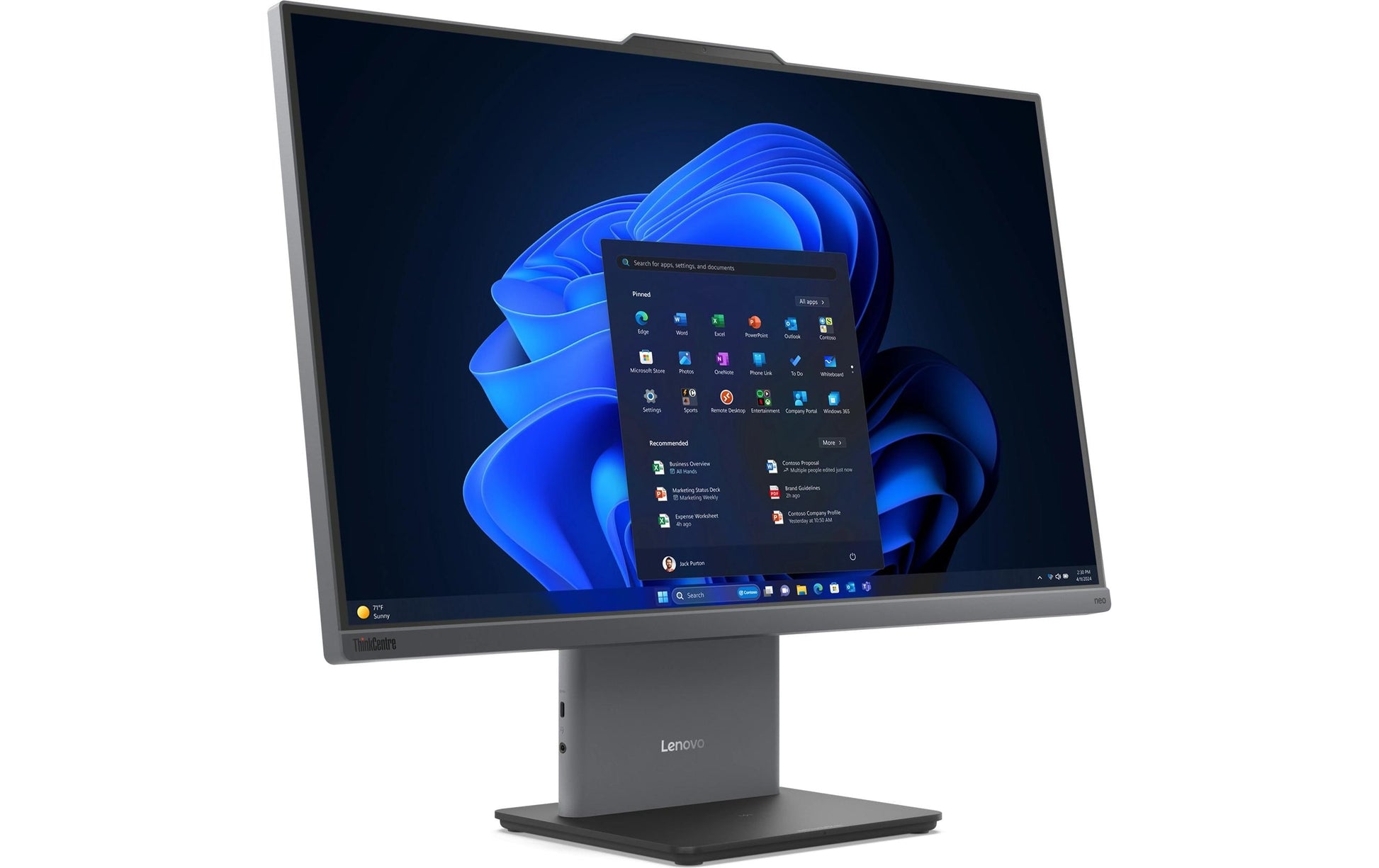 Lenovo ThinkCentre neo 50a 27 Gen 5 – All-in-One-PC, Windows 11 Pro