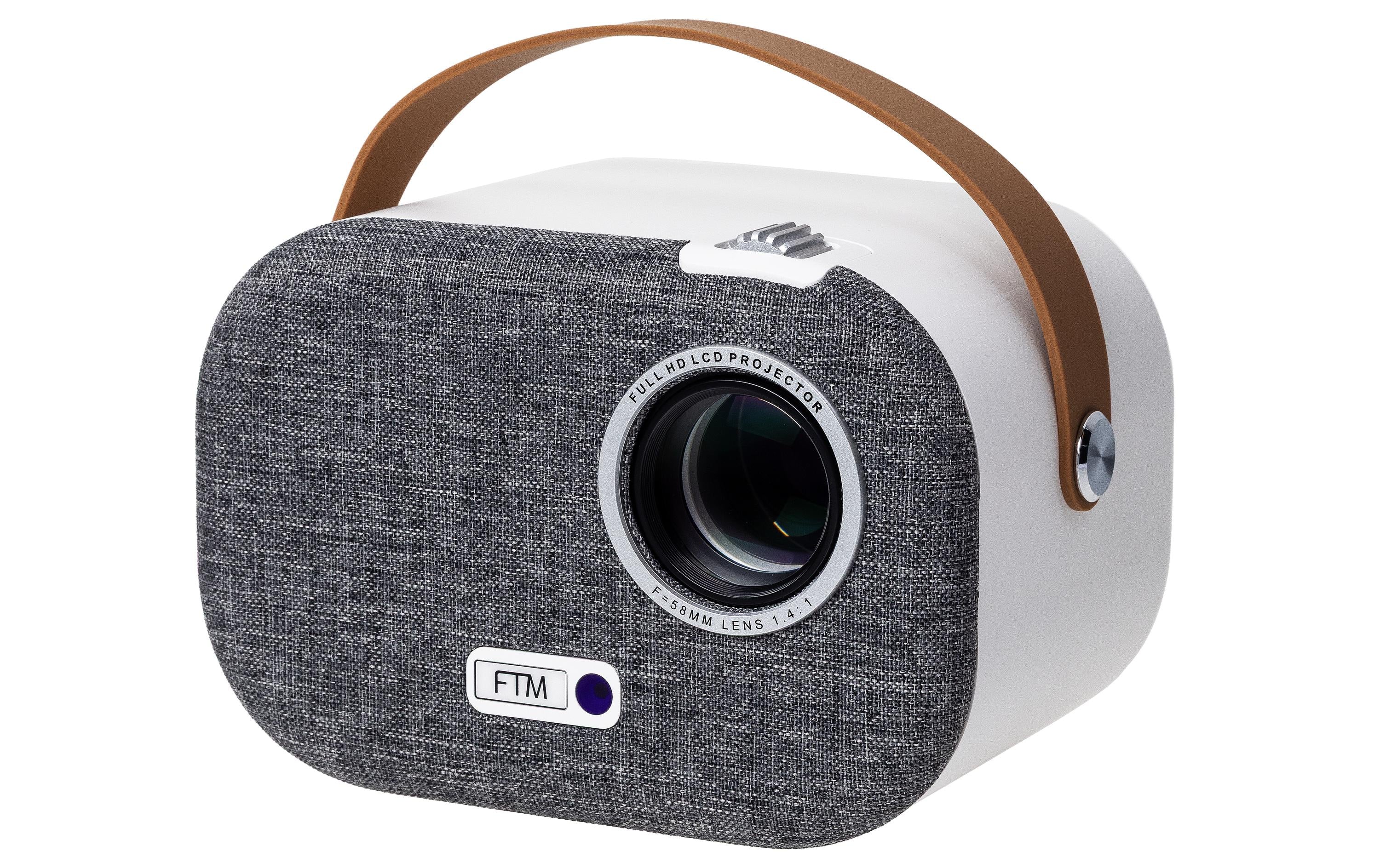 FTM LED-Projektor Android Mini – 4K, 200 ANSI-Lumen