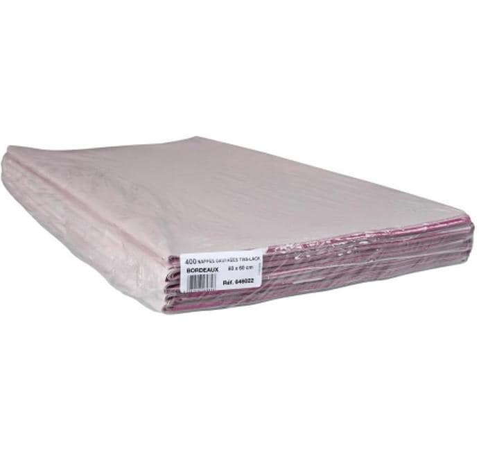 PRONAPPE Tischdecke – 60×60 cm, Papier, Bordeaux