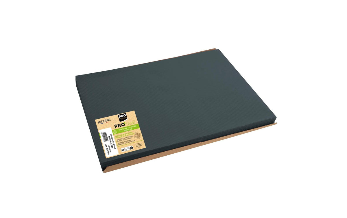 PRONAPPE Tischset – Papier, Anthrazit, 40 × 30 cm – 500 Stk.