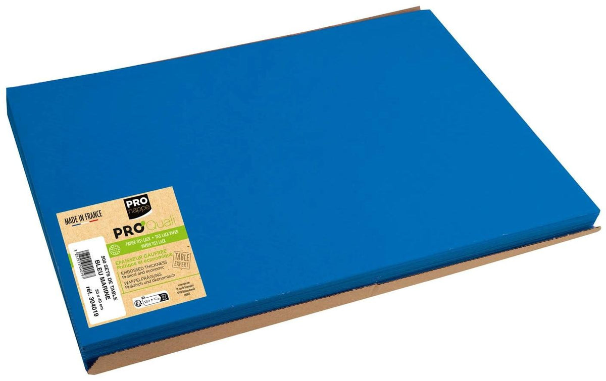 PRONAPPE Tischset – 30×40 cm, 500er-Pack, Papier, Blau