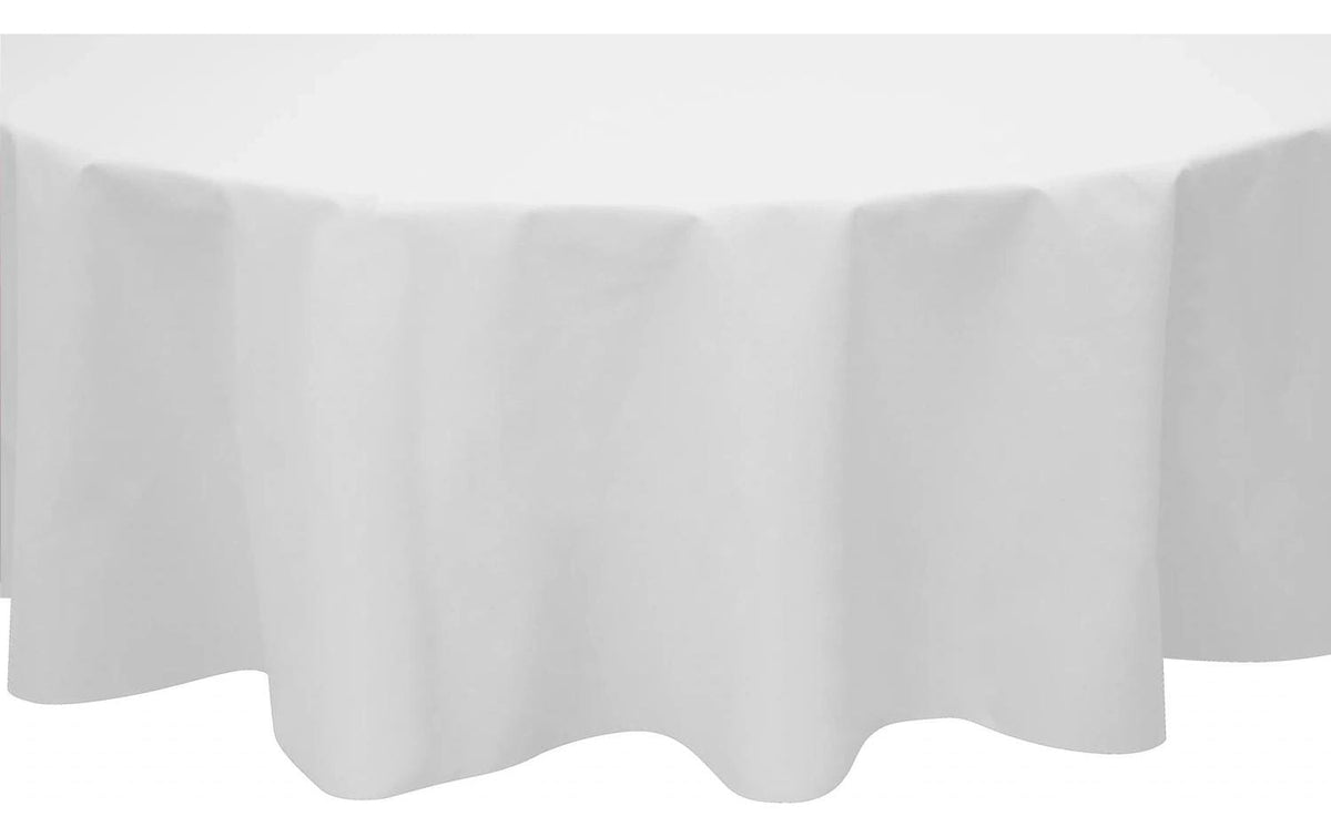 PRONAPPE Tischdecke – Ø 240 cm, rund, Papier (Airlaid), weiss, FSC