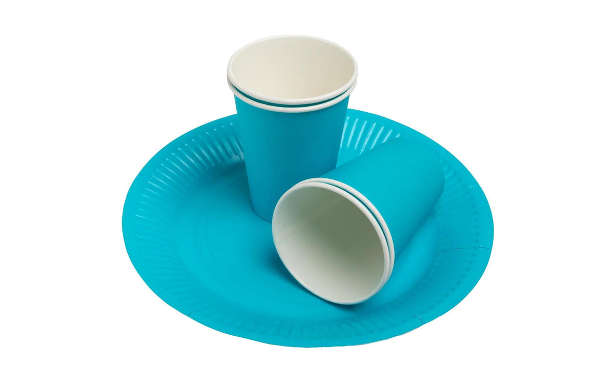 PRONAPPE Becher, Papier/Karton – 2 dl, türkis – FSC – 15 Stk.
