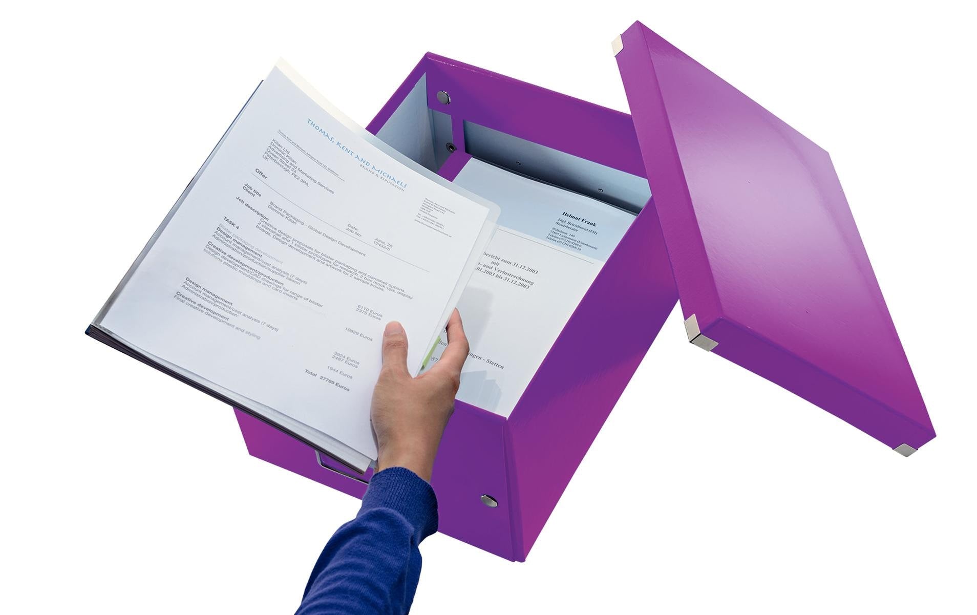 Leitz Aufbewahrungsbox, Violett, Kunststoff (PP)
