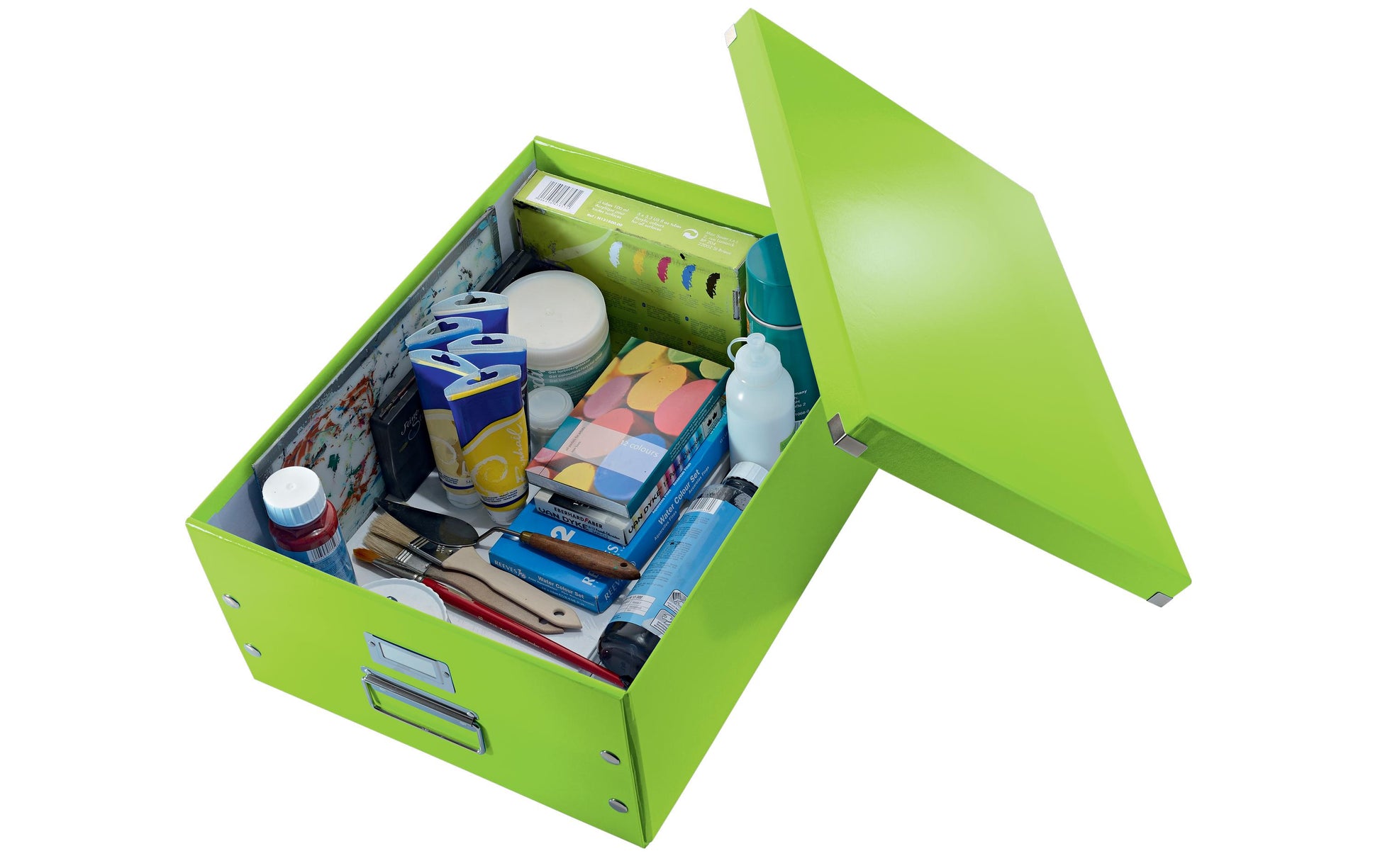 Leitz Click&Store WOW Aufbewahrungsbox B 369 × H 200 × T 482 mm – für A3, mit Tragegriff, stapelbar, grün