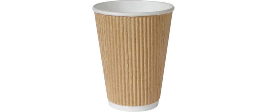 BioPak Trinkbecher, Papier, PLA-beschichtet – 4,7 dl, Braun – FSC – 240 Stk.