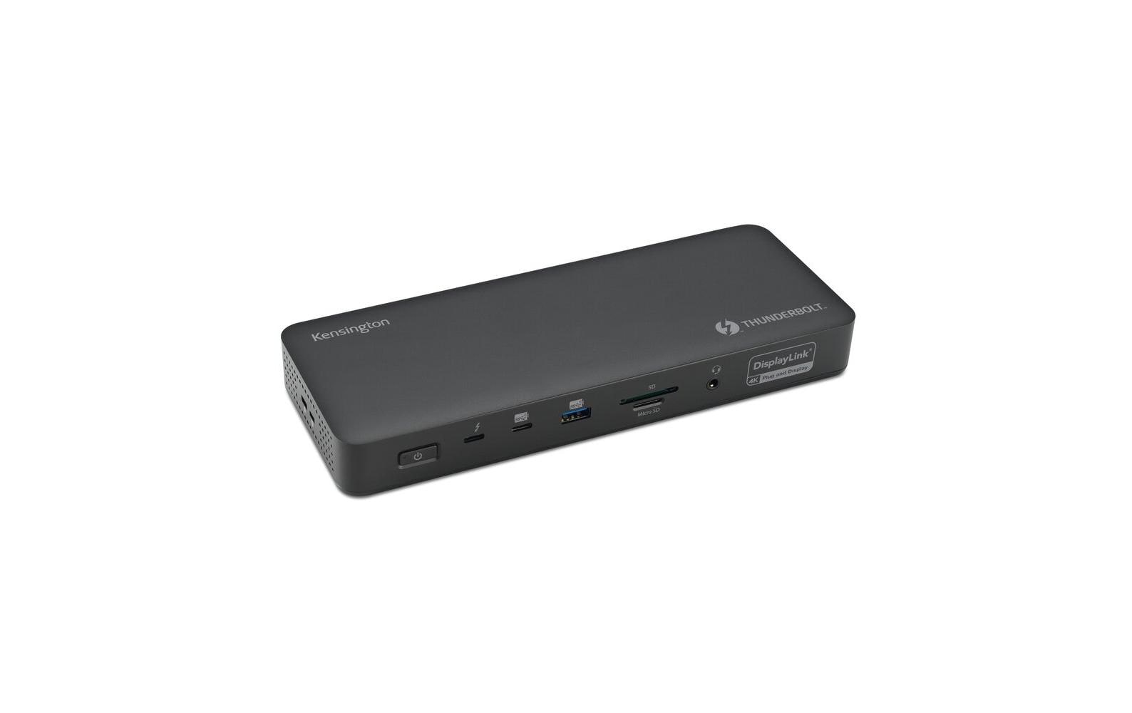 Kensington SD5920T EQ Dockingstation – Thunderbolt 4, 3× DP, 2× HDMI, 96 W PD, 2,5GbE, für Windows/Mac/ChromeOS