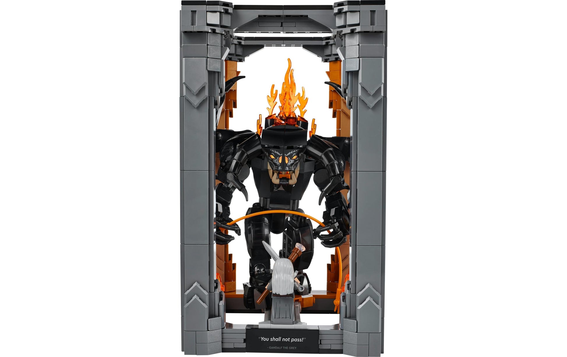 LEGO Icons 10367 Bücherstütze – Balrog – 1201-teilig – 26,2×9,4×38,2 cm – ab 18 J.