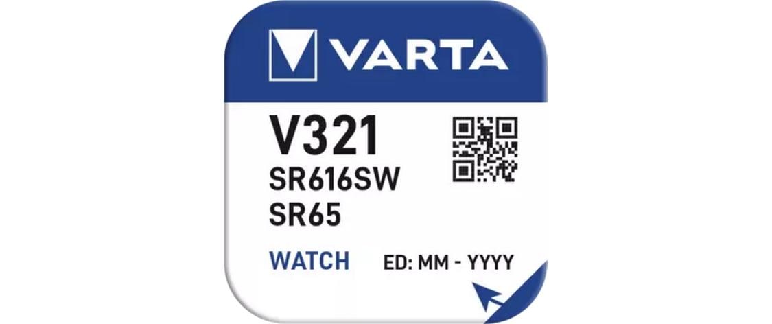 Varta V321 Akku 1,55 V Silberoxid – für Uhren