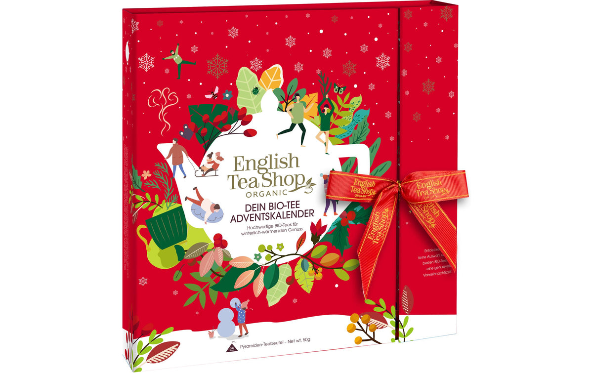 Xmas Adventskalender Tee – 25 Bio-Pyramidenbeutel