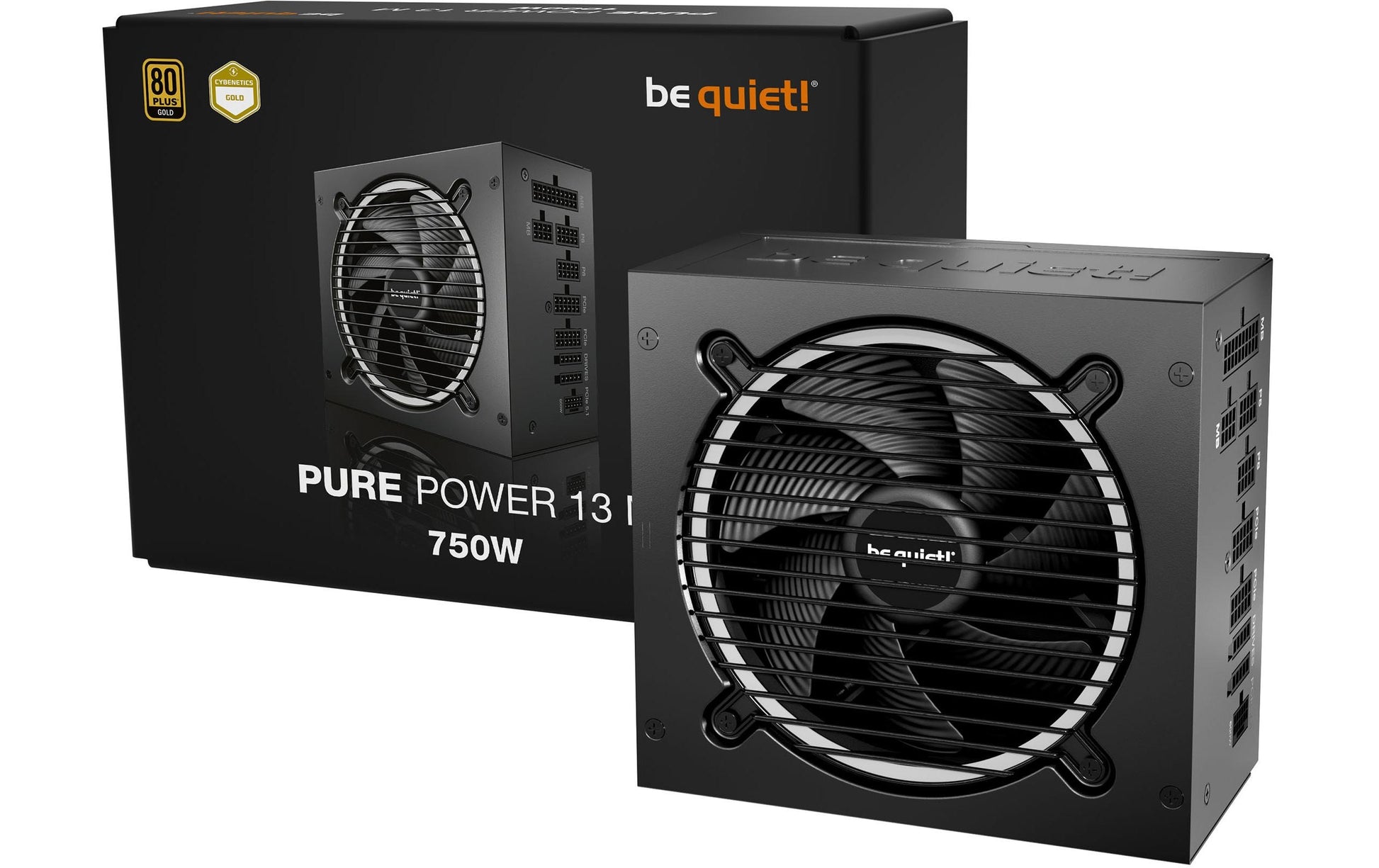 be quiet! be quiet Pure Power 13 M ATX-Netzteil 750 W 80 PLUS Gold – vollmodular, ATX 3,1, EPS 2,92, 12VHPWR – schwarz