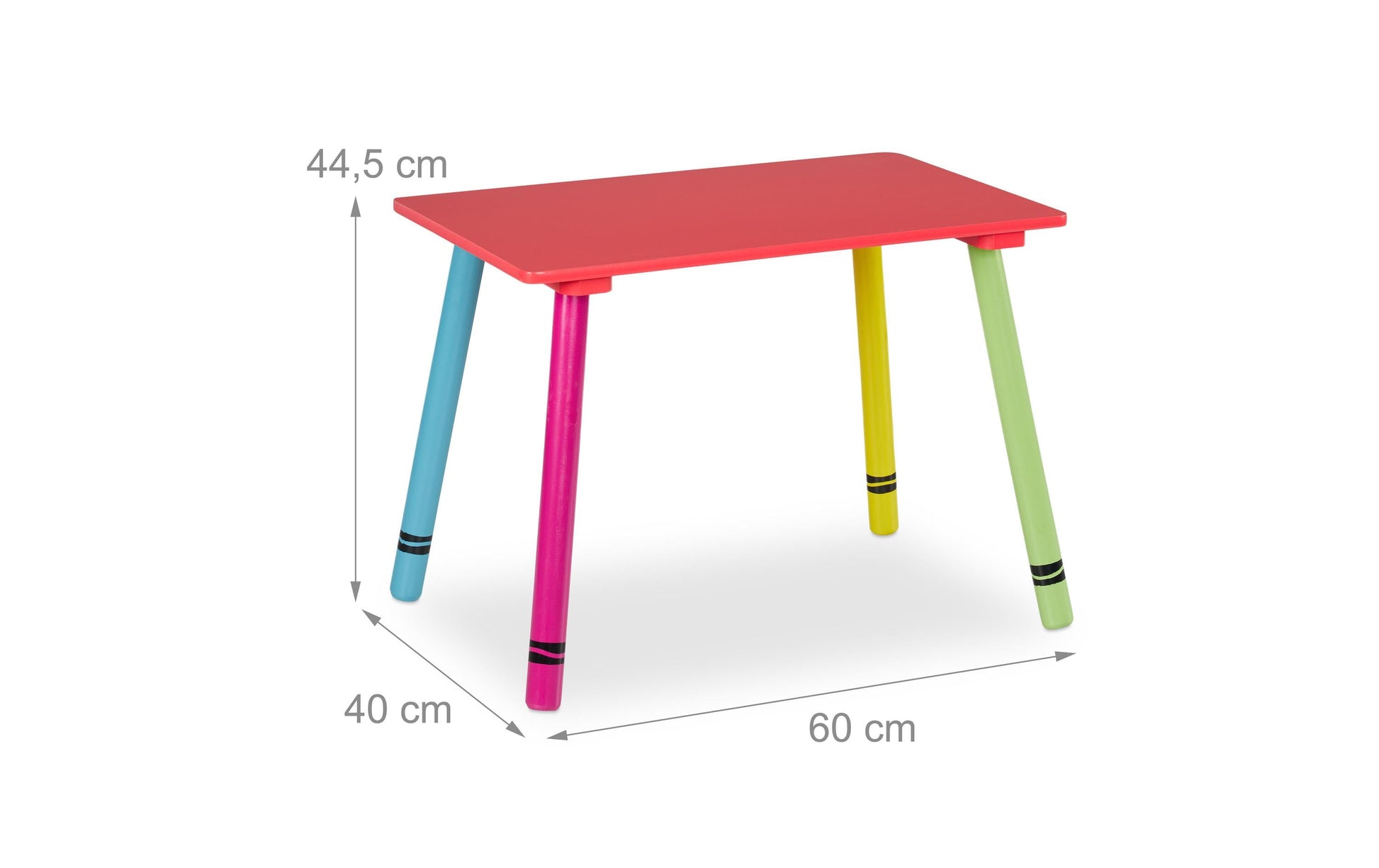 Relaxdays Kinderstuhl – 52 × 45,5 × 5 cm – Bambus – Mehrfarbig