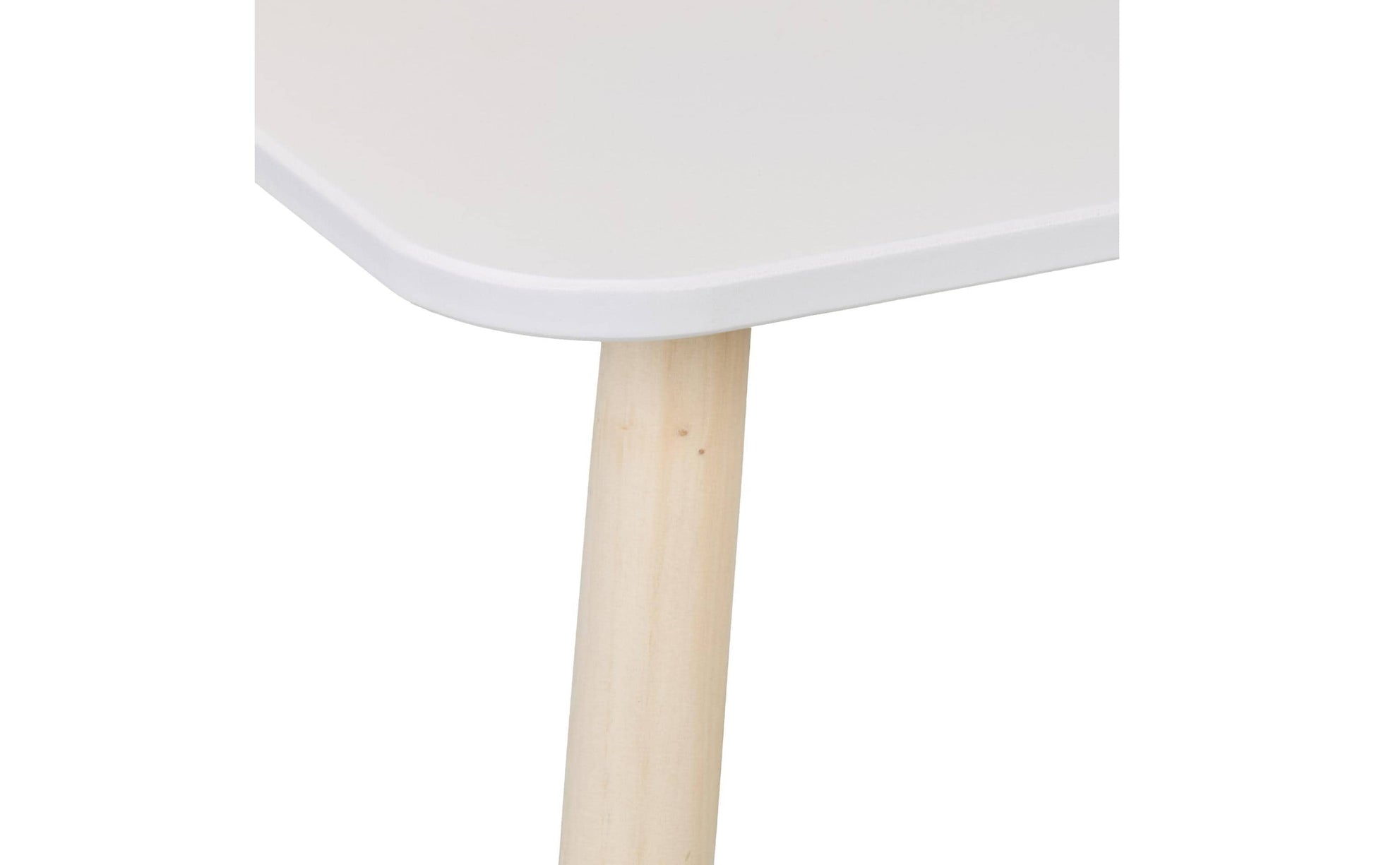 Relaxdays 3-teiliges Bistro-Set mit 2 Stühlen – MDF, Holz – Tisch 60 × 60 × 45 cm – für den Innenbereich
