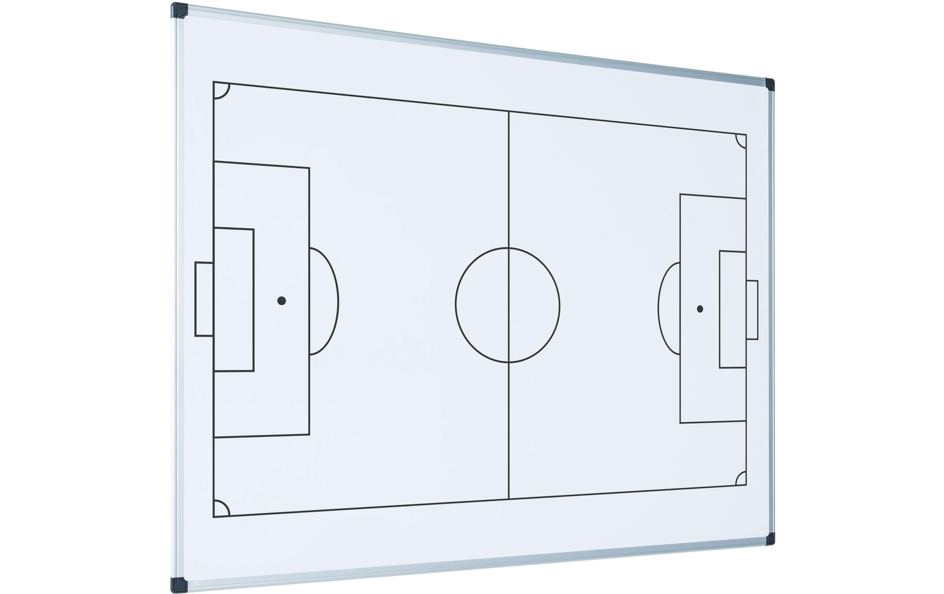 Bi-Office Whiteboard – 90 × 60 cm, lackierter Stahl, magnetisch, Fussballfeld, Wandmontage