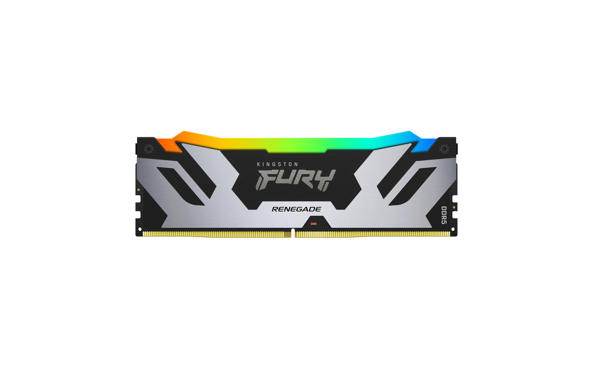 Kingston Technology Kingston FURY Renegade RGB Silber – DDR5 Kit – 48 GB (2×24 GB), 8000 MT/s, CL38, 1.4 V, 288-Pin