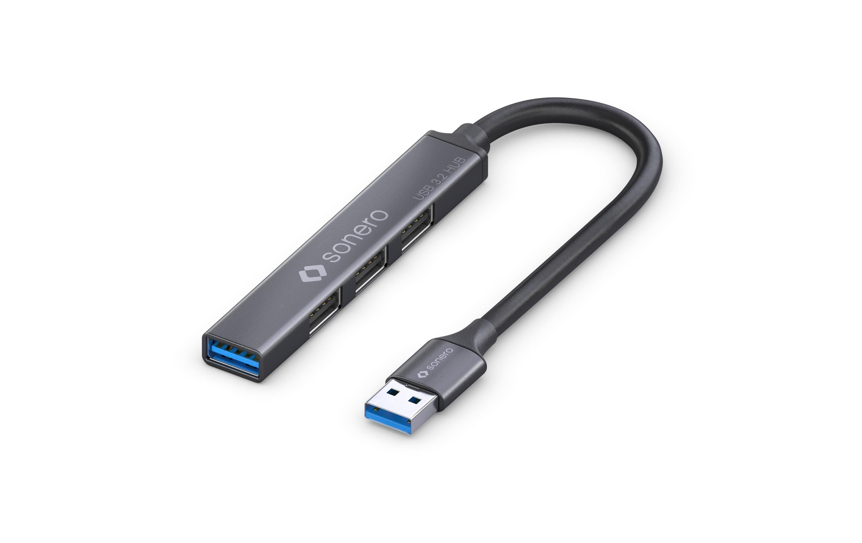 Sonero USB-Hub – USB 2.0, 3× USB-A