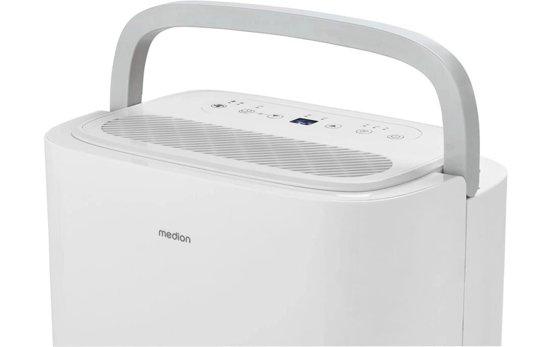 Medion DH20 Luftentfeuchter – 20 l/24 h, bis 20 m², Tank 5,4 l, weiss