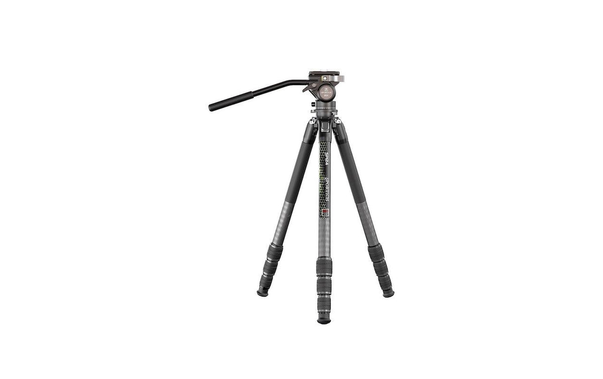 Sirui SP124+B5X Stativ – 153,5 cm – Traglast 3 kg – Carbon – mit Kugelkopf, Tasche – 1/4", 3/8"