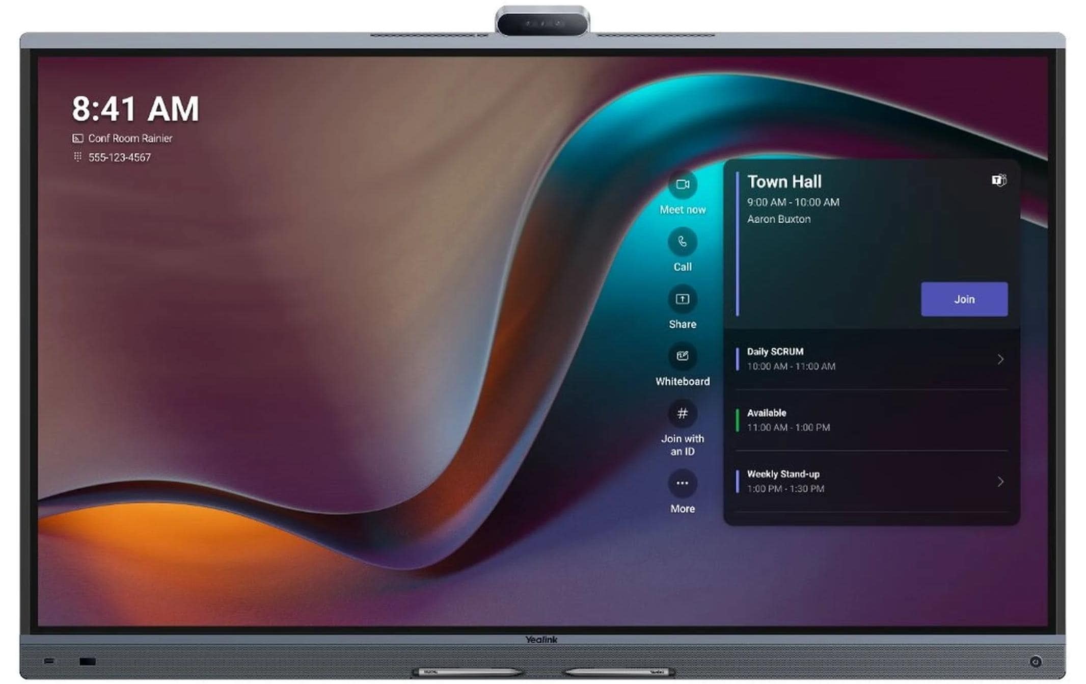 Yealink MeetingBoard Pro (MB75Pro-A02) – Interaktives Display, 75", für Microsoft Teams