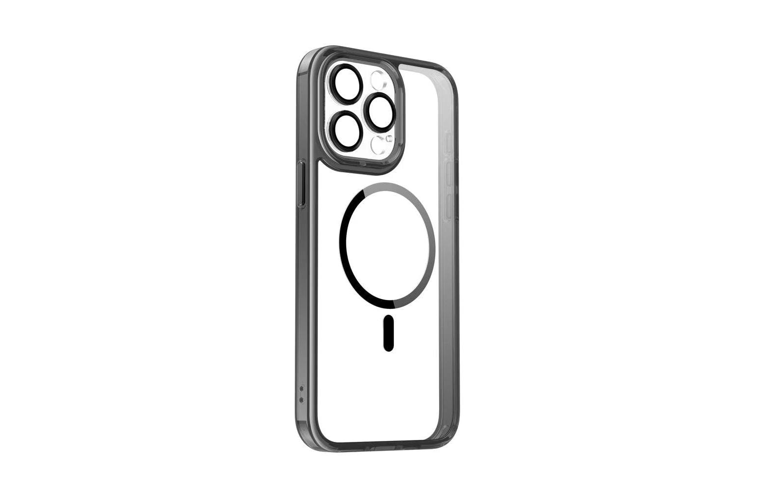Valenta Trend MagSafe Backcover – für iPhone 15 Pro Max, Schwarz, TPU/PC