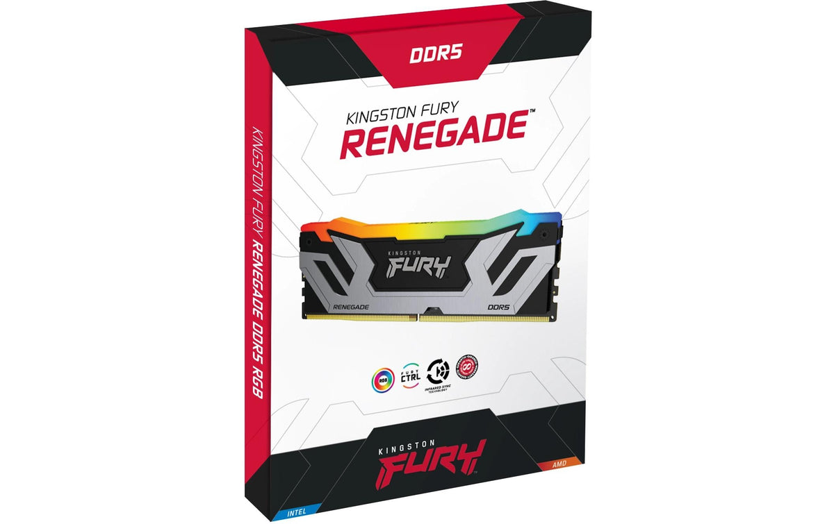Kingston Technology Kingston FURY Renegade RGB Silber – DDR5 24 GB 8800 MT/s, CL42, 1.4 V, 288-Pin DIMM
