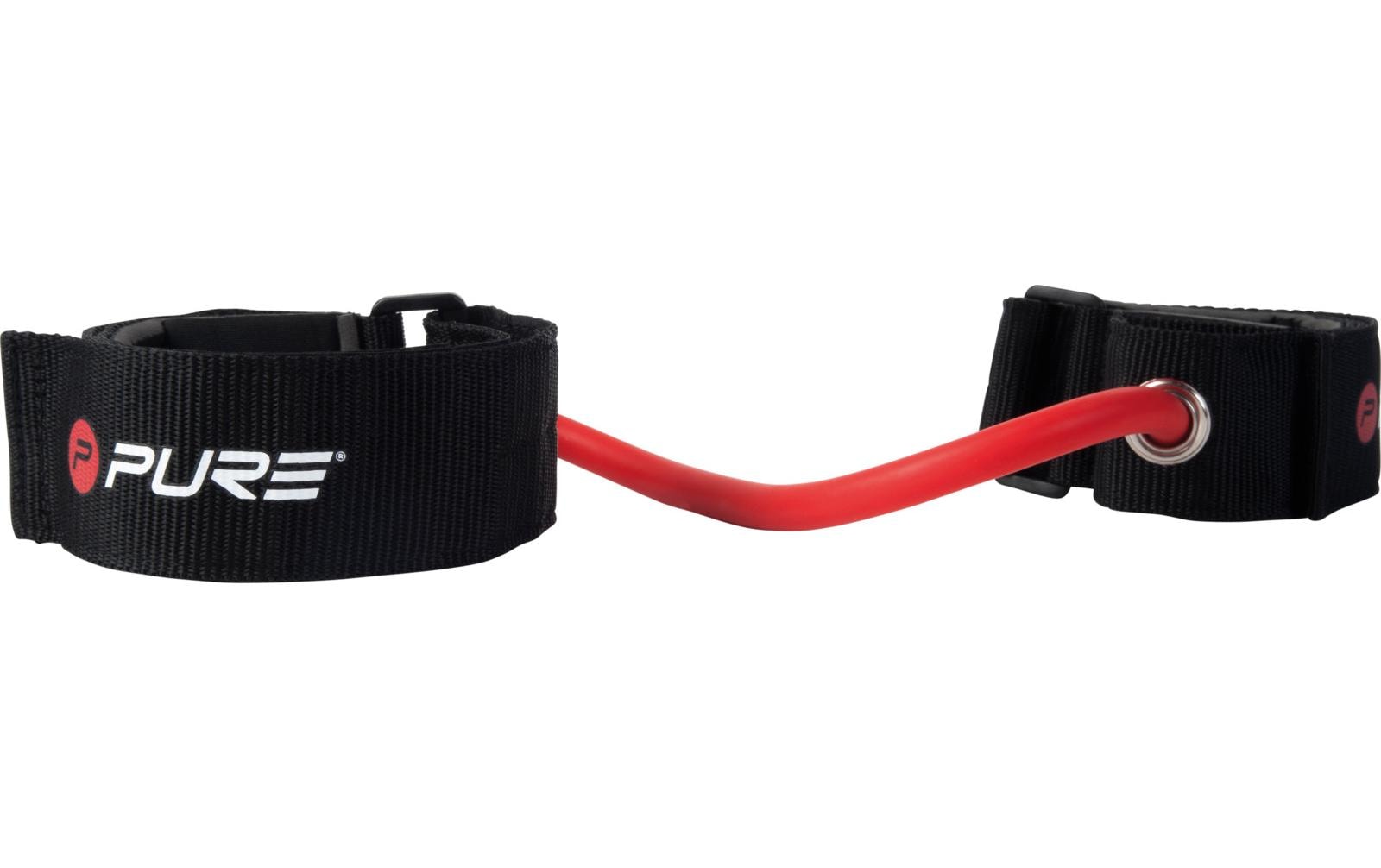 FTM – Flexi Cord – mittlerer Widerstand – 41 cm – schwarz/rot – Polypropylen (PP), Latex